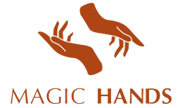 Logo coloré transparent de Magic Hands